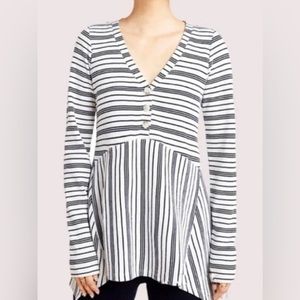 Anthropologie Maeve Eliza Striped Long Sleeve